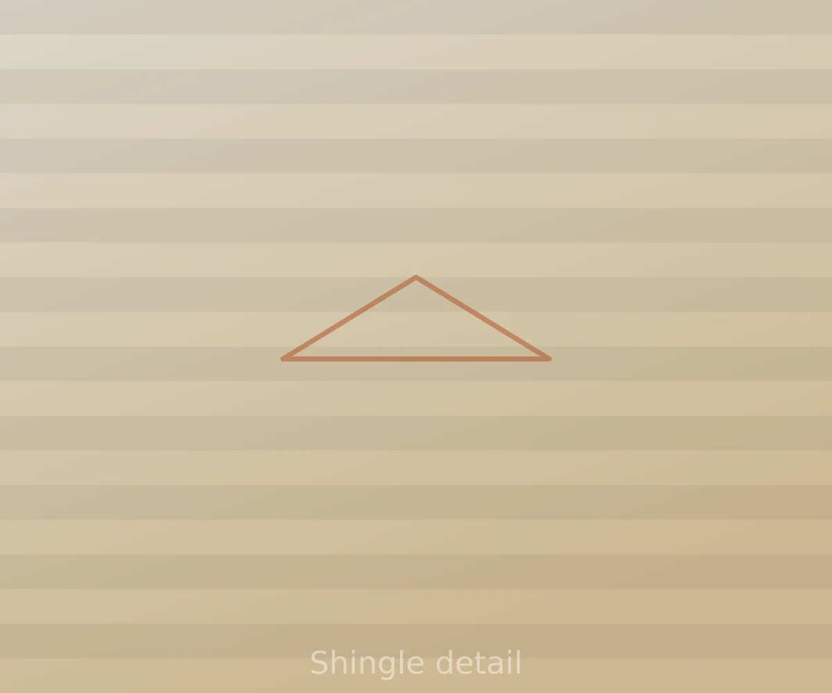 Close view of asphalt shingles losing granules